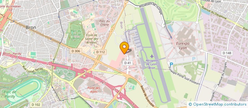 localisation de l'entreprise EDENBRIDGE  BRON