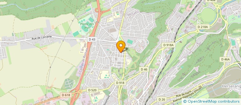 localisation de l'entreprise EDENCO à LONGWY