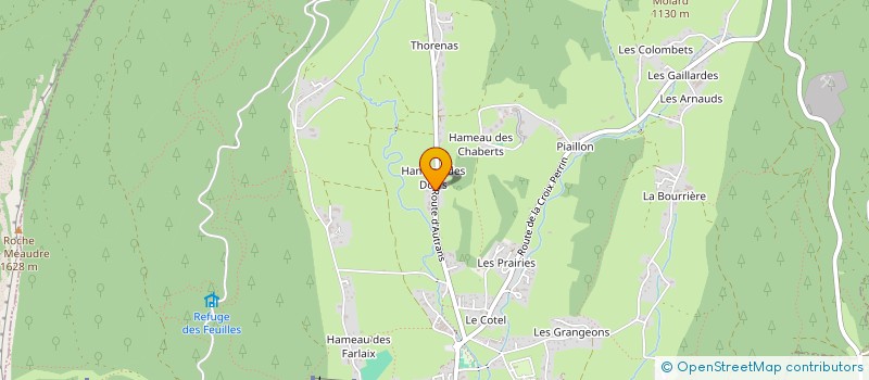 localisation de l'entreprise EDENDEV  AUTRANS-MEAUDRE EN VERCORS