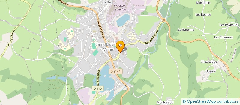 localisation de l'entreprise EDENDIS  SAINT-ELOY-LES-MINES