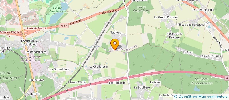 localisation de l'entreprise EDENE ENVIRONNEMENT à CHAMBRAY-LES-TOURS