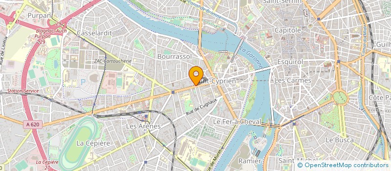 localisation de l'entreprise EDENFLOR à TOULOUSE