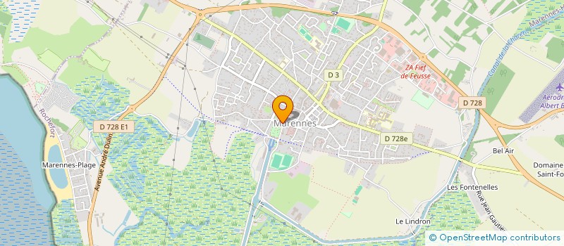 localisation de l'entreprise EDENIAL PROMOTION à MARENNES-HIERS-BROUAGE
