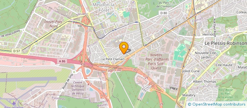 localisation de l'entreprise EDENIZ à CLAMART