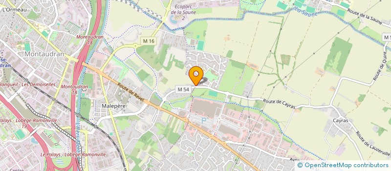 localisation de l'entreprise EDENJET  TOULOUSE