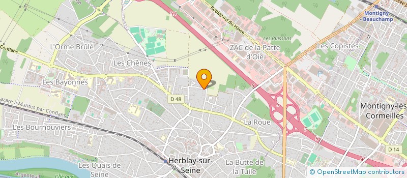 localisation de l'entreprise EDENLEI  HERBLAY-SUR-SEINE