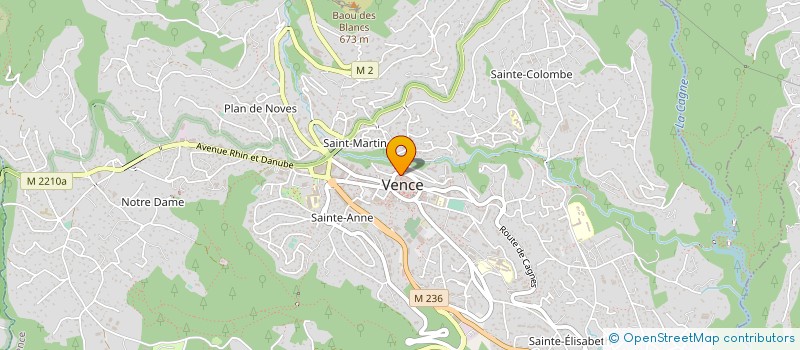 localisation de l'entreprise EDENLIFE FRANCE GATTIERES  VENCE