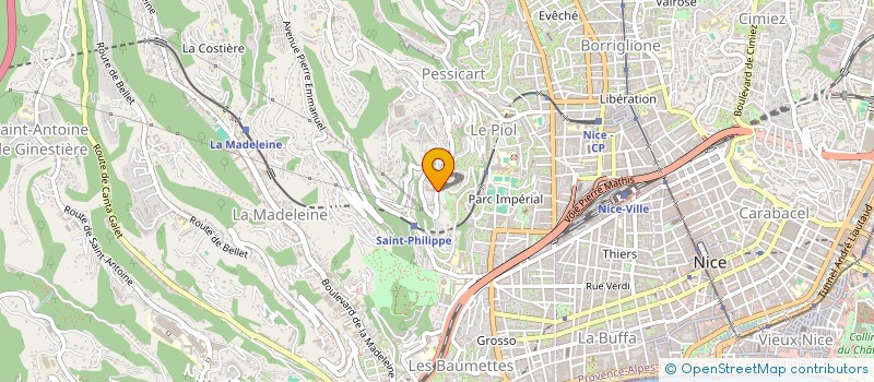localisation de l'entreprise EDENN à NICE