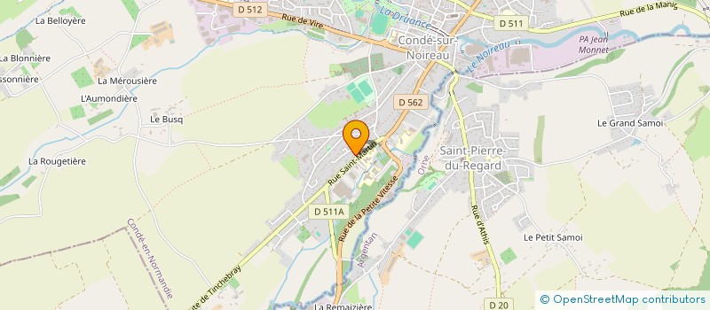 localisation de l'entreprise EDENPAREDIZE  CONDE-EN-NORMANDIE