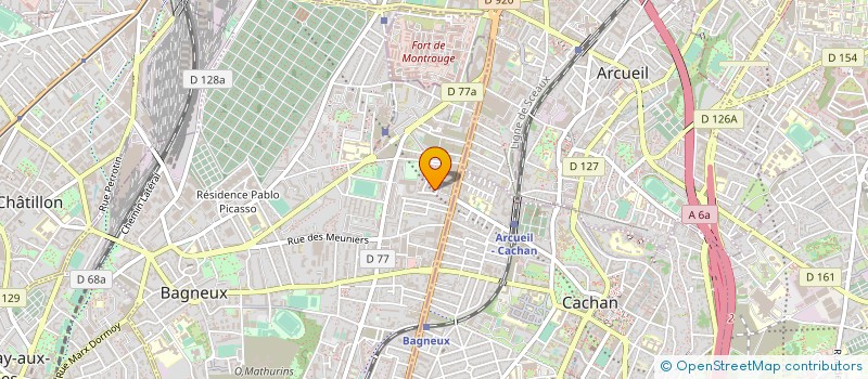 localisation de l'entreprise EDENPAY à BAGNEUX