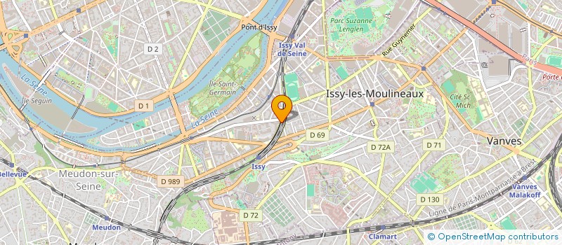 localisation de l'entreprise EDENRED FLEET AND MOBILITY SAS à ISSY-LES-MOULINEAUX