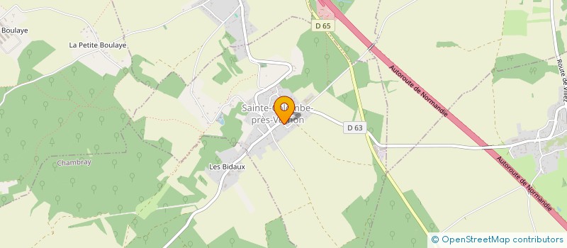 localisation de l'entreprise EDENREVE PISCINES  SAINTE-COLOMBE-PRES-VERNON