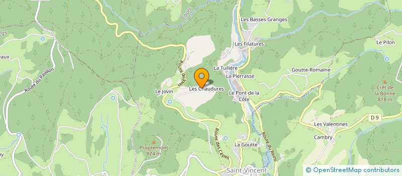 localisation de l'entreprise EDENS IMMOBILIER  SAINT-VINCENT-DE-REINS