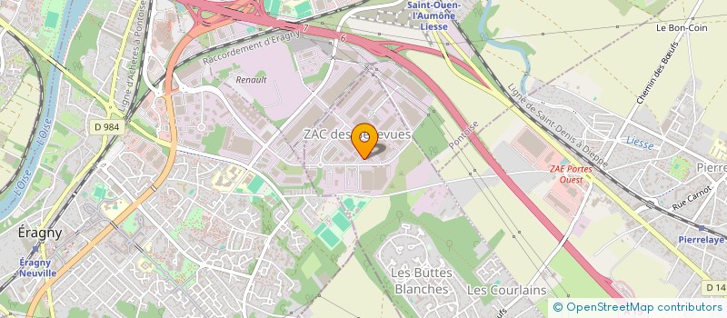 localisation de l'entreprise EDENTECH  HERBLAY-SUR-SEINE