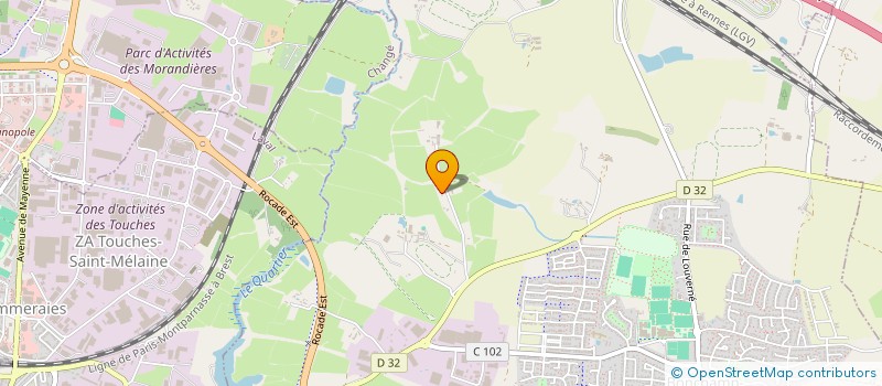 localisation de l'entreprise EDENVILLE  BONCHAMP-LES-LAVAL