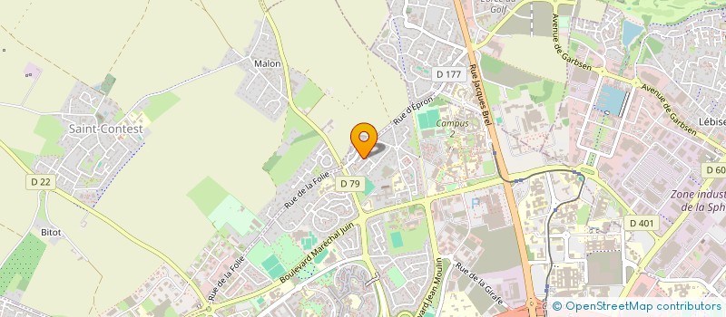 localisation de l'entreprise EDENWEB à CAEN