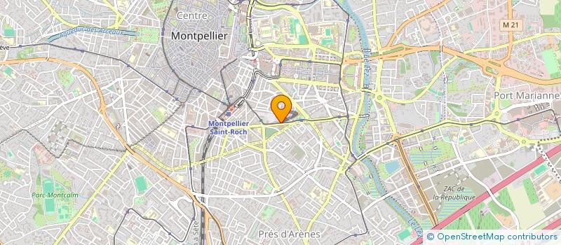 localisation de l'entreprise EDENWEST à MONTPELLIER