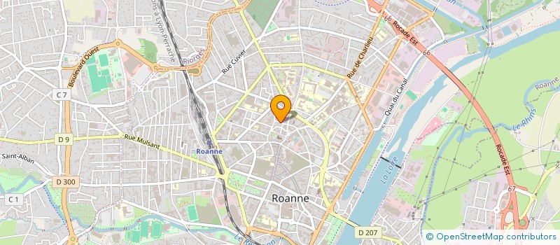 localisation de l'entreprise EDENWOOD  SAINT-JUST-SAINT-RAMBERT