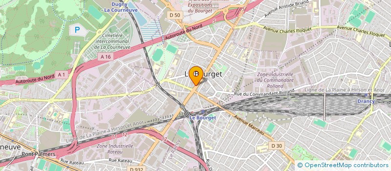 localisation de l'entreprise EDEP NET à LE BOURGET