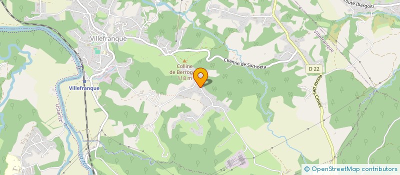 localisation de l'entreprise EDER PISCINE  VILLEFRANQUE