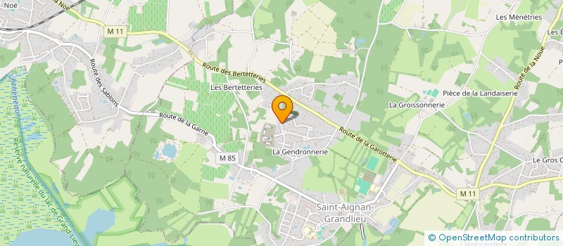 localisation de l'entreprise EDERA PAYSAGE à SAINT-AIGNAN-GRANDLIEU