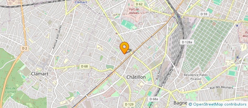 localisation de l'entreprise EDERKI  CHATILLON