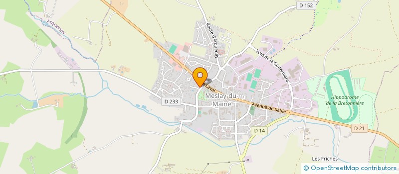 localisation de l'entreprise EDERLEZI SN à MESLAY-DU-MAINE