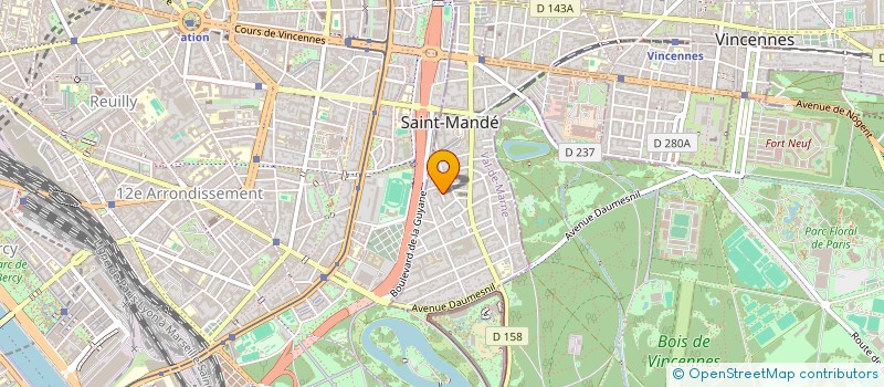 localisation de l'entreprise EDERY à SAINT-MANDE