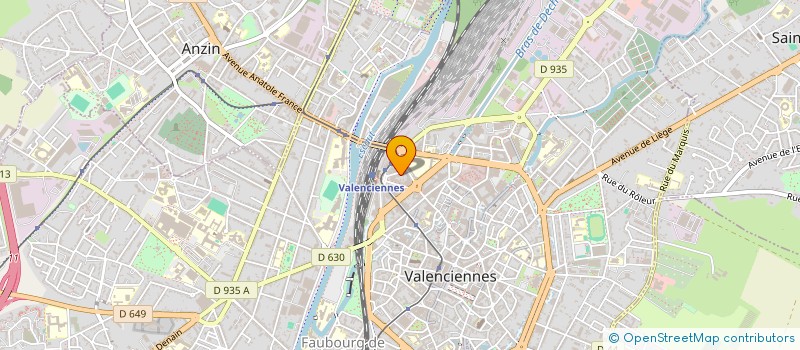 localisation de l'entreprise EDES à VALENCIENNES