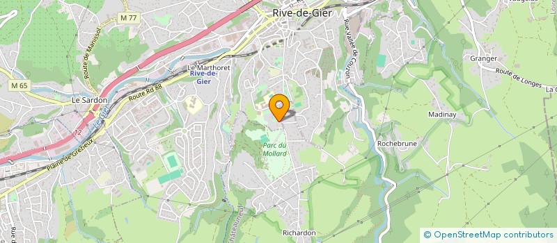 localisation de l'entreprise EDESECO  RIVE-DE-GIER