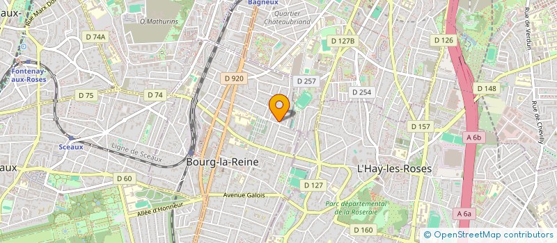 localisation de l'entreprise EDESS -ECHANGES DE DONNEES DANS L ESPACE SANITAIRE ET SOCIAL à BOURG-LA-REINE