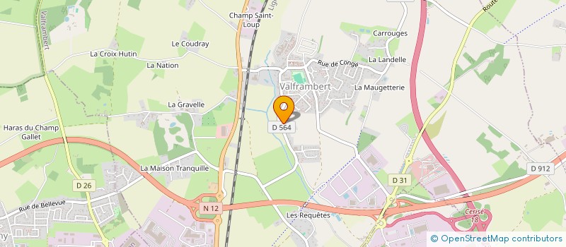 localisation de l'entreprise EDET ANDRE ET ALAIN à VALFRAMBERT