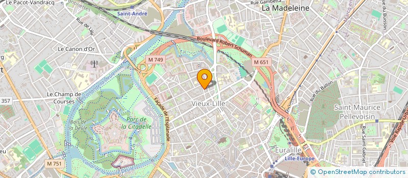 localisation de l'entreprise EDEVE SCI à LILLE