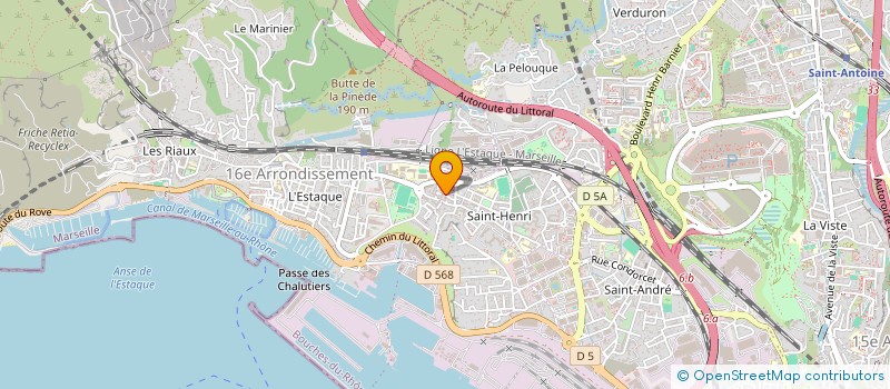 localisation de l'entreprise EDFD BATIMENT  MARSEILLE