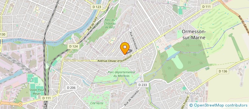 localisation de l'entreprise EDG INVEST  CHAMPIGNY-SUR-MARNE