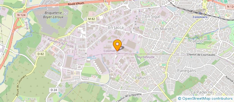 localisation de l'entreprise EDG NET31 ENTREPRISE DE PROPRETE à COLOMIERS