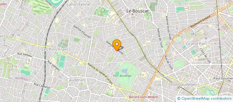 localisation de l'entreprise EDGAR  BORDEAUX