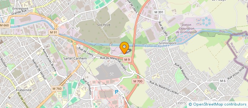 localisation de l'entreprise EDGAR  LEERS