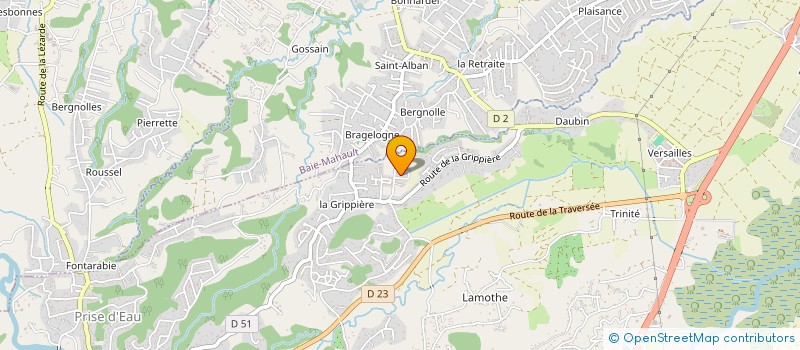 localisation de l'entreprise EDGAR à PETIT-BOURG