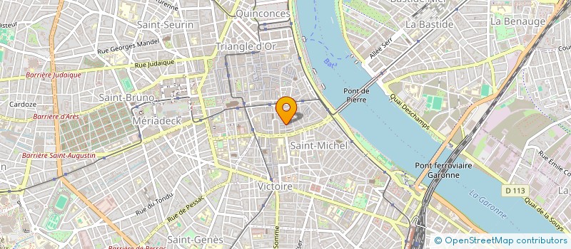 localisation de l'entreprise EDGAR & CO  BORDEAUX