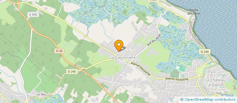 localisation de l'entreprise EDGAR ET ALFRED  LE CHATEAU-D'OLERON