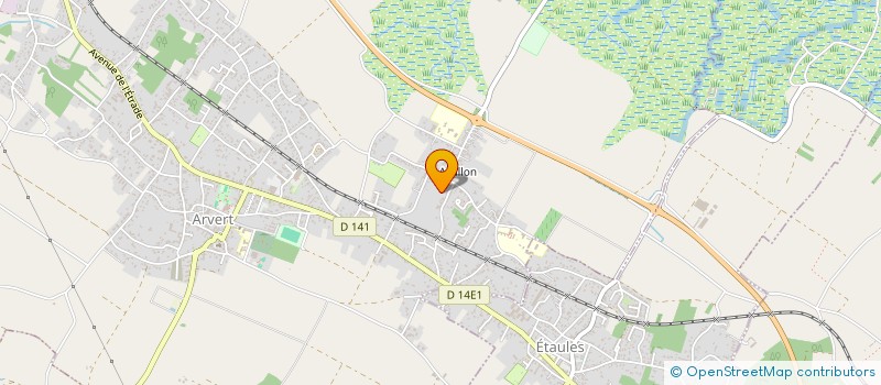 localisation de l'entreprise EDGAR ET LOUISE  ARVERT