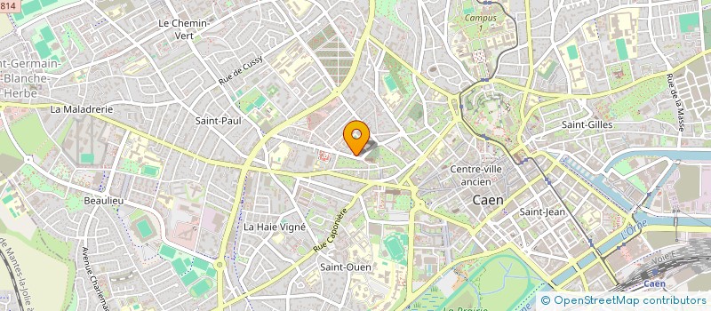 localisation de l'entreprise EDGAR INVEST à CAEN