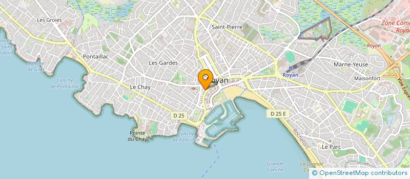 localisation de l'entreprise EDGAR & LOUISE  ROYAN