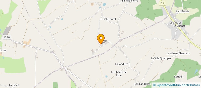localisation de l'entreprise EDGAR POK à LE MENE