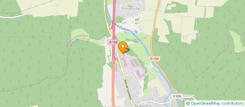 localisation de l'entreprise EDGARANCE  ACQUIGNY