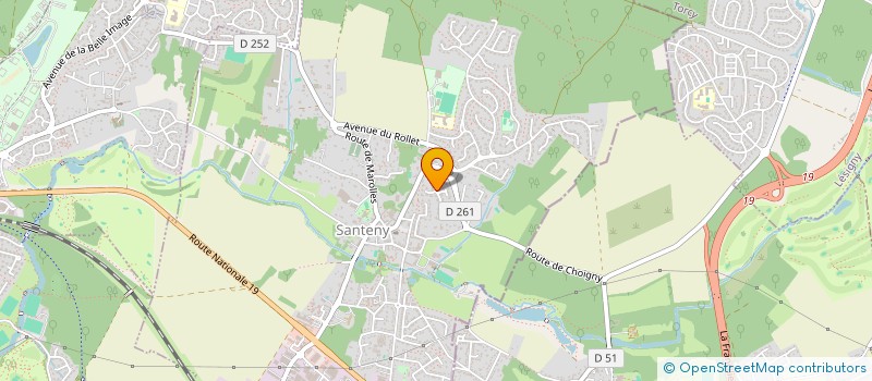 localisation de l'entreprise EDGARD  SANTENY