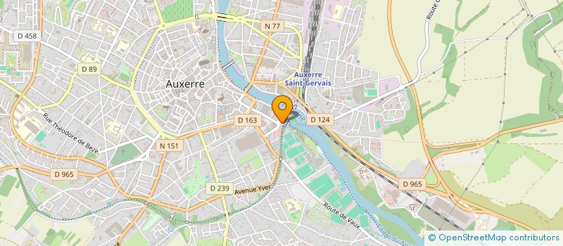 localisation de l'entreprise EDGE CHARTER  AUXERRE