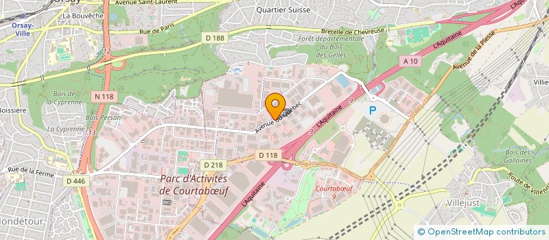 localisation de l'entreprise EDGE DATA SYSTEMS FRANCE à VILLEBON-SUR-YVETTE