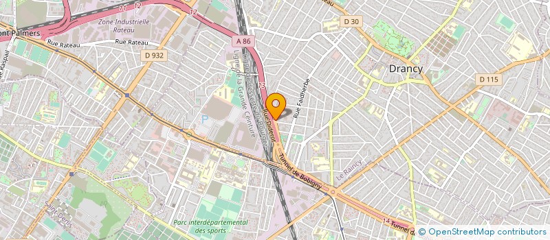 localisation de l'entreprise EDGEMEGA à DRANCY